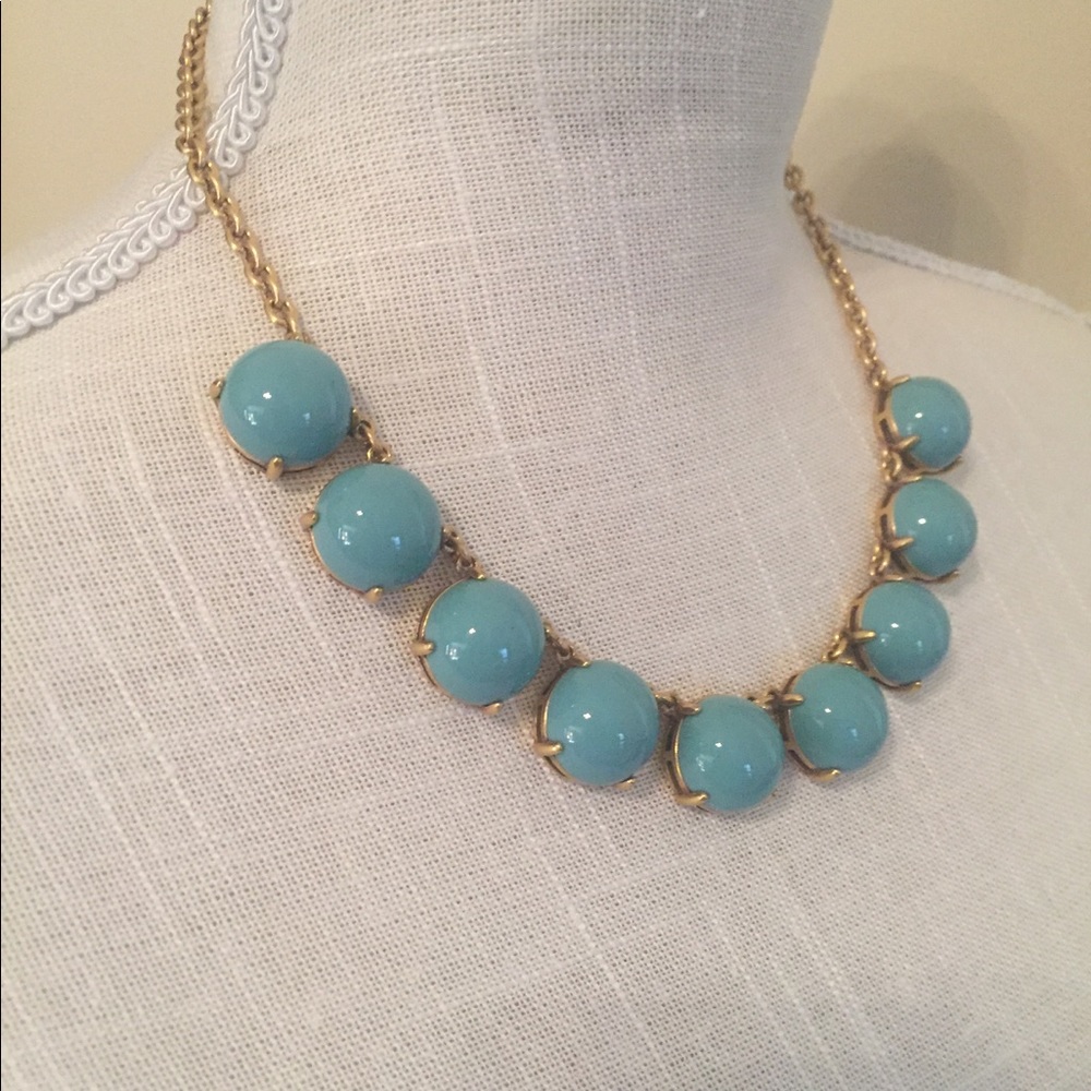 JCrew NWT Aqua Bubble Necklace ❤️